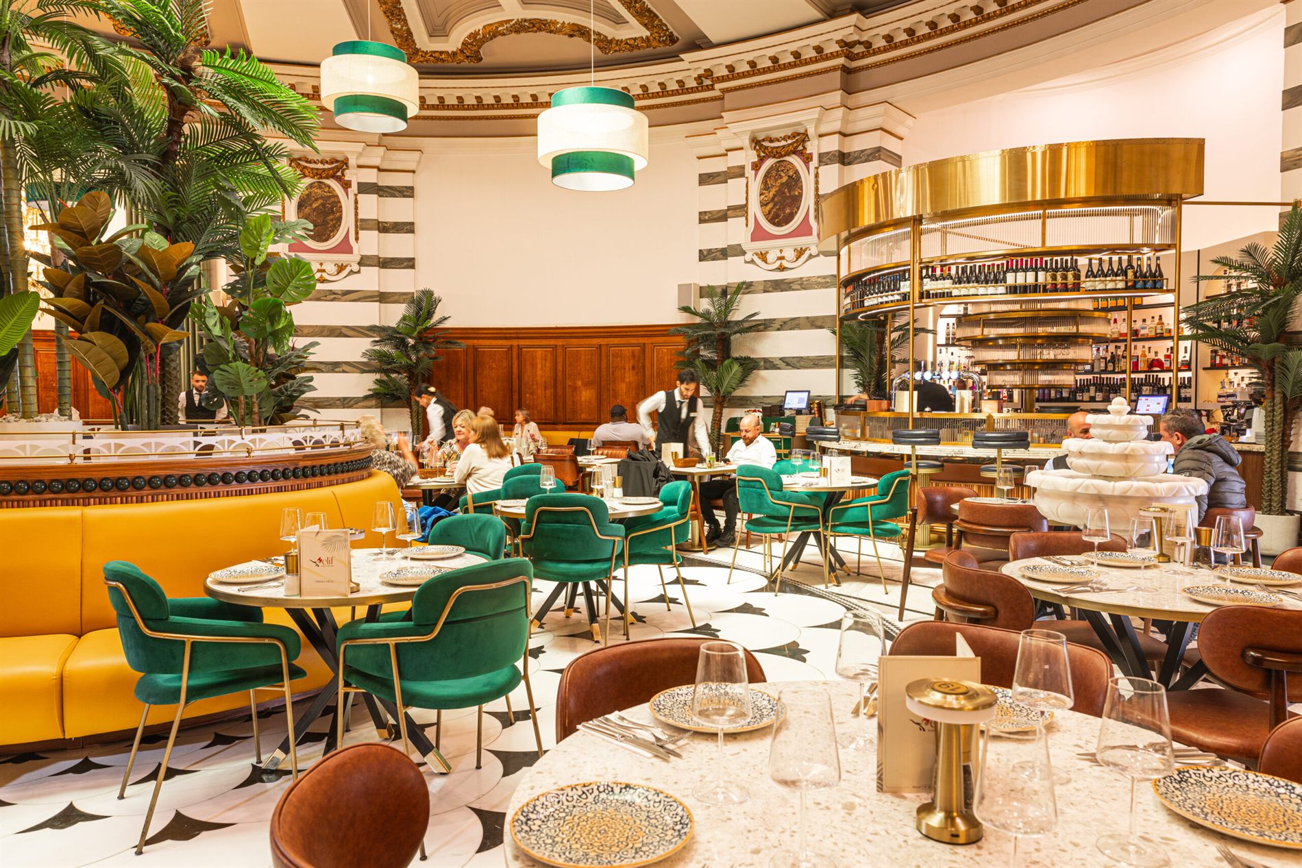 The main dining room at Elif